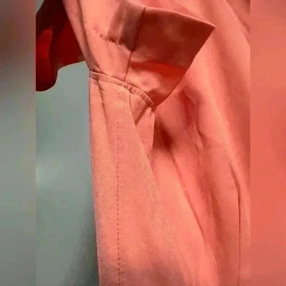 NWOT | Yarrow Tiffany Adaptive Wrap Dress | Women’s Size L | Coral - Picture 7 of 12